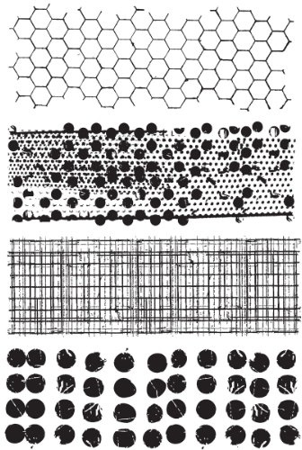 Art Gone Wild Tim Holtz Mixed Media Stamp, Black,7x8.5 inch