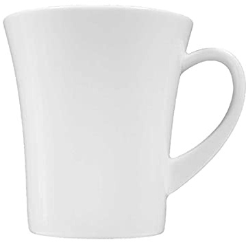Seltmann Weiden Modern Life Becher Diva 0,35 l - Weißes, dickwandiges Porzellan, Konisch, 0,35 Liter, Made in Germany
