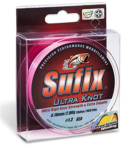 Sufix - Ultra Knot 150M Pink-White 20 - Ds1Uk0200K1B2U - Asu470296
