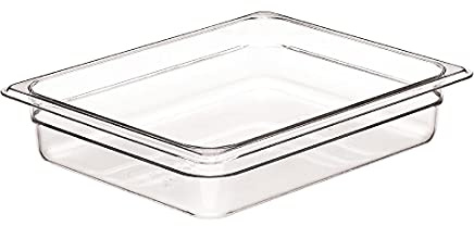 Cambro Clear 2.5 Deep Pan, Half Size (11-0296) Category: Buffet Food Pans by CAMBRO MANUFACTURING CO