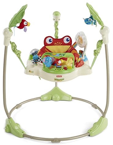 Fisher-Price Saltador Animalito de la Selva con luces y sonidos para bebé mayor a 1 año