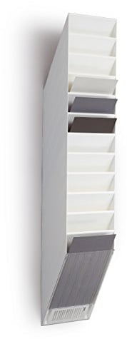 Durable Flexiboxx Présentoir Mural 12 A4 Portrait Blanc