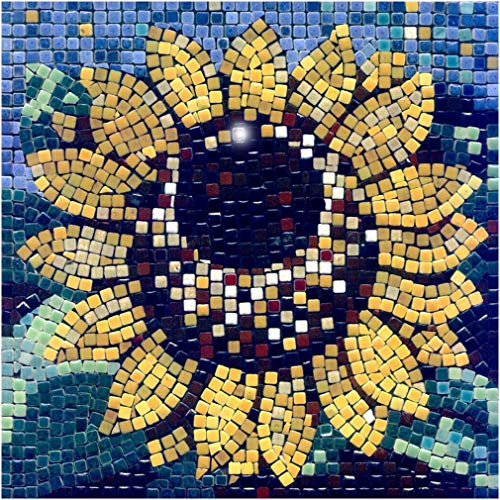 ALEA Mosaic Mosaik bastelset, DIY 20x20cm, Sonnenblume