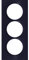 Schneider Electric - Odace Styl, plaque Anthracite 3 postes verticaux entraxe 57mm - S540716