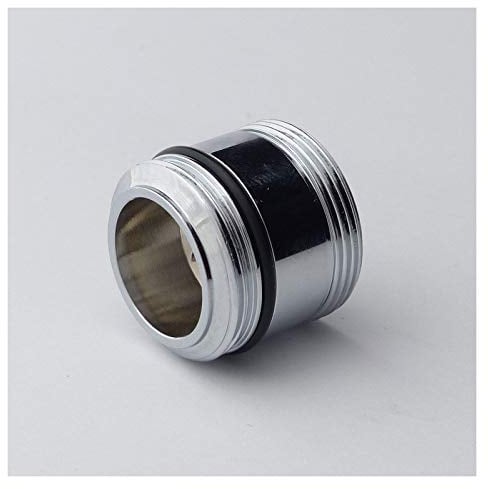 Adapter / Reduzierstück M21,5x1 AG auf M22x1 AG zum Anschließen von Wasserhahn-Vorsatzgeräten an Design-Armaturen mit M21,5x1 Gewinde