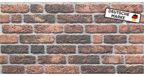 AS Country Stone® Wandverkleidung Steinoptik | 100x50x2 cm | 3D Effekt Wandpaneele Steinoptik für Küche und Wohnzimmer | Innen- und Außenbereich - 3D Wandpaneele - Akustikpaneele