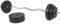 GORILLA SPORTS® Hantelset - 35kg, SZ Curlstange 120cm, Gewichte 2x1,25kg / 2x2,5kg / 4x5kg, aus Kunststoff, mit 2 Sternverschlüssen, 30mm, Chrom - Hantel Set, Hanteln, Sz-Stange, Langhantelstange