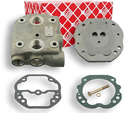 febi bilstein 14666 Zylinderkopf für Luftpresser, mit Ventilplatte, 1 Stück