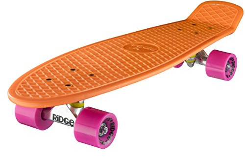 Ridge PB-27-Orange-Pink Skateboard, Orange/Pink, 69 cm