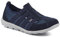 Pavers Leather Slip-On Shoes - Navy Size 8