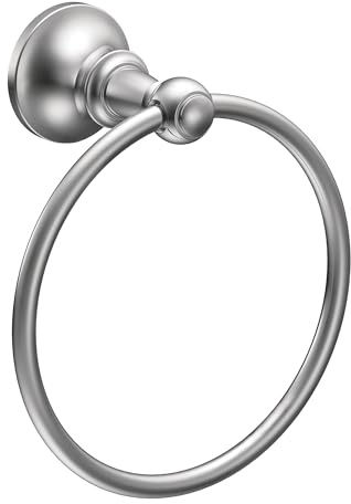 Moen DN4486CH Vale Towel Ring, Chrome