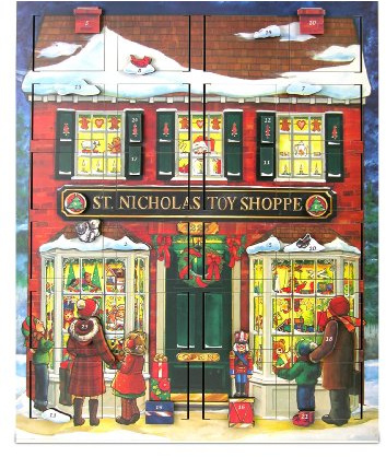 Byers' Choice Musical Advent Toy Shop Calendar #MC16 from The Advent Calendars Collection