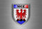 Akachafactory Aufkleber Sticker Auto Motorrad Wappen Stadt Nizza armoirie Flagge Abzeichen