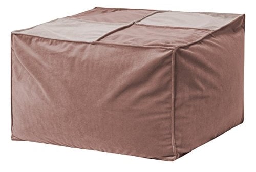SITTING POINT only by MAGMA Sitzsack Samt Uni LOFT Rose mit Inlett