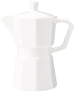 Seletti PERCOLATORE Caffe' in Porcellana Cm.15,5x10 h.17,5, Bianco, 15.5 x 10 x 17.5 cm