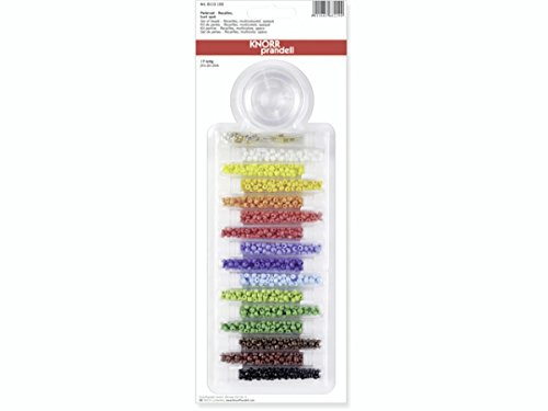 Knorr Prandell 216115103 Knorr prandell 216115103 Rocailles-Set Ø 5 mm , Rundperlen bunt gemischt opake Farben Opake Farben