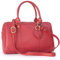 Gigi - Borsa a Bauletto in Vera Pelle - Borsa a Tracolla Donna con Manico - Borsa a Mano Media - Tracolla Rimovibile - 5067 - Rosso