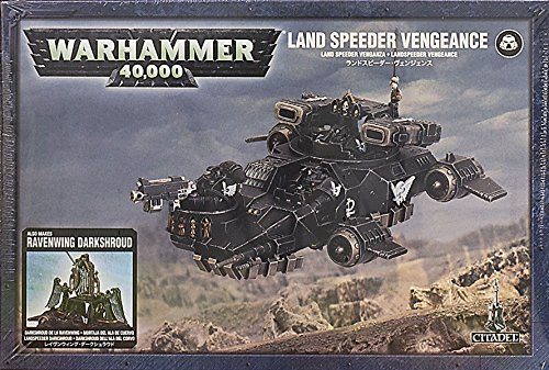 Games Workshop Warhammer 40k - Dark Angels Land Speeder Vengeance, Black
