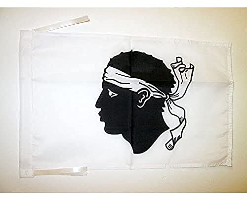 Drapeau Corse 45x30cm - PAVILLON province corse 30 x 45 cm haute qualité - AZ FLAG