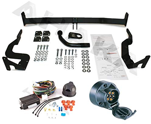 AHK Anhängerkupplung mit Elektrosatz 7 polig für Citroen C-4 Picasso / Grand Picasso 2007- Anhängevorrichtung Hängevorrichtung - starr, mit angeschraubtem Kugelkopf