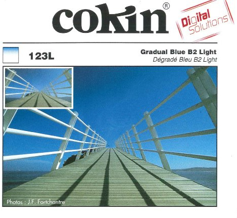 Cokin P123L Verlauffilter blau2 light