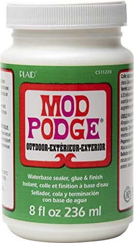Mod Podge, Versiegelungslack auf Wasserbasis, Klebstoff und Lack, Innen- und Außenfarbe, CS11220, Klare Oberfläche, 236- ml-Flasche