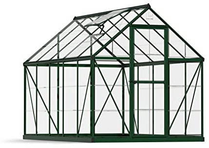 Canopia by Palram Serre de Jardin Harmony 5.7m² (Verte) Cadre en Aluminium, Panneaux en Polycarbonate, Résistant aux UV
