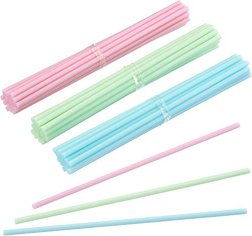 KitchenCraft Sweetly Does It, Cake Pop Sticks, Lolly Pop Sticks, Kunststoff, Packung zu 60, Pastellfarben, Blau