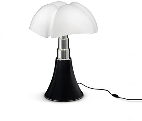 Martinelli Luce 620/J/MA Pipistrello Mini LED-Tischleuchte, 9 W, Mohrenkopf