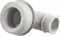 Gummi-Winkel-Spülrohrverbinder hell- für Euro-WC D=55mm Druckspülrohr D=28-32mm