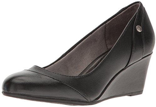 LifeStride Women's Dreams Wedge Pump, Black, 8.5 C/D US