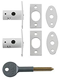 Yale Locks 8001 Security Bolts White Finish Visi Pack (2 Pack)
