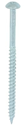 TIMCO PZ2 Round BZP Twin Woodscrews - 10 x 3 - Zinc Plated - Box of 200