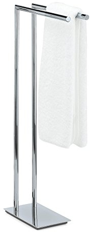 Straight 2 Handtuchständer, chrom glänzend BxHxT 15x80,5x38cm Fuß: 4x15x25cm