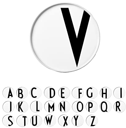 Design Letters Piatti Bianchi (A-Z) | Regalo Festa Della Mamma, Regali Mamma, Regalo Mamma Personalizzato | Plates Porcellana, Piatto Moderni | Piatto Pizza | Servizio Piatti Lavabile in lavastoviglie
