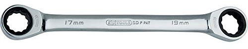 KS Tools 503.4502 GEARplus Doppel-Ratschenringschlüssel, 8x9mm