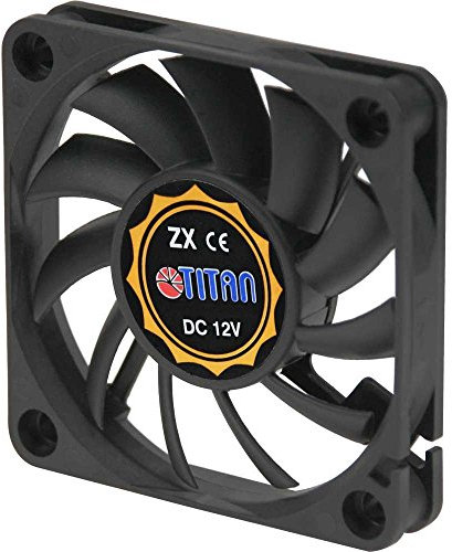 Titan TFD-6010L12Z Carcasa del ordenador Ventilador - Ventilador de PC (Carcasa del ordenador, Ventilador, 6 cm, 3600 RPM, 26 dB, 15,03 cfm)