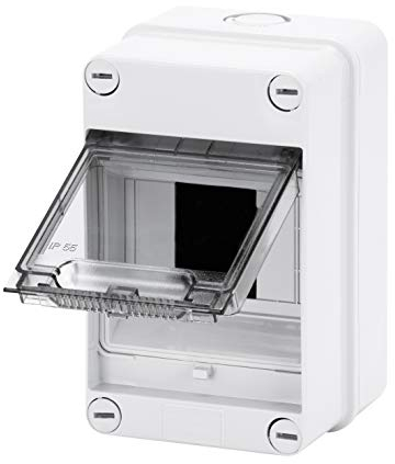 Gewiss GW40001 4 Module Enclosure Insulated Surface Mounted IP55 Watertight