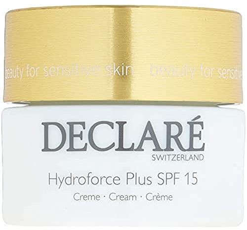 Declaré Hydro Balance Hydroforce Plus SPF 15 Cream - Gesichtscreme mit Vitamin E für intensive Feuchtigkeit & UV-Schutz - Anti Aging Tagespflege - Feuchtigkeitscreme - Made in Switzerland - 50 ml