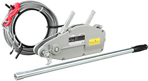 PRO Lift technique de montage 800 kg Treuil, forestière, avec 20 m câble en acier, 01128