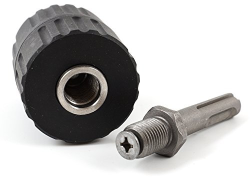 DIYI Mandrin de perceuse à percussion professionnel 13 mm avec verrou et adaptateur SDS