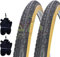 2 Neumáticos Negro + 2 Cámaras de aire para bicicleta bicicleta City Bike Trekking 700 X 32 1 5/8 1/4 (32 – 622)