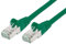 PremiumCord Câble Patch, CAT6a, S/FTP, PIMF, Ethernet, LAN, Rapide, Flexible et Durable RJ45 10Gbit/s Câble, AWG 26/7, Câble en Cuivre 100% CU, Vert, 1m
