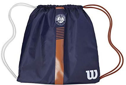 Wilson Turnbeutel Roland Garros Cinch, Marineblau/Braun, WR8007201001