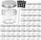 Betrome 4 oz Clear Glass Jars with Silver Metal Lids, 40 Pack 100ml Mason Jars Round Canning Jars Jelly Jars Small Spice Jars for Herb,Jelly,Jams, for Kitchen Storage, 1 Pen & Labels Included