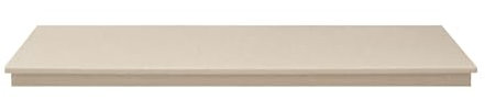 Adam Beige Marble Fireplace Hearth, 48 Inch