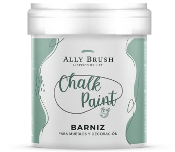 Ally Brush PINTURA TIZA 150ML (CHALK PAINT), BARNIZ TRANSPARENTE