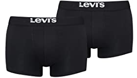 Levi's Herren Solid Basic Boxer Underwear (2er Pack)