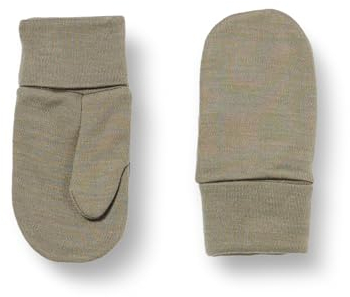 NAME IT Baby-Jungen Nmmwillit Wool Mittens W/Thumb XXIII Fäustlinge, Grün (Vetiver), 4 EU