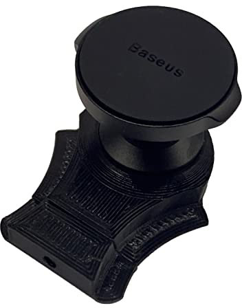 craVeDRIVE Support de téléphone portable magnétique pour voiture - Compatible avec les aérations rondes Dacia Duster 2 - Rotatif à 360° - Support de téléphone magnétique universel et puissant - Pour